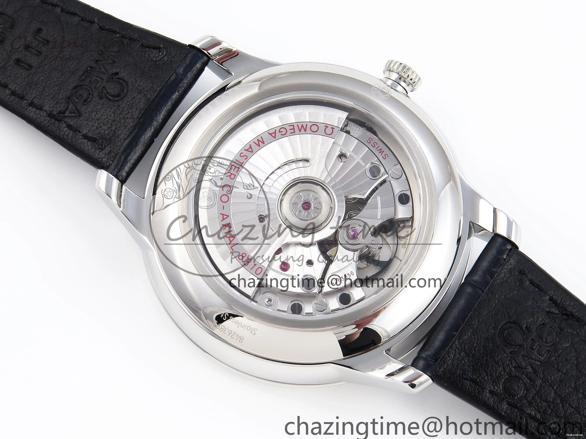 1230 Trendsetting De Ville Power Reserve SS MKF 1:1 Best Edition Blue Textured Dial on Black Leather Strap A 7742